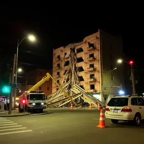 desabamento imóvel Campos