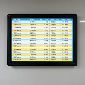 novos horários de ônibus