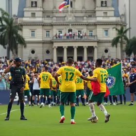 segurança para jogo entre Brasil e Haiti